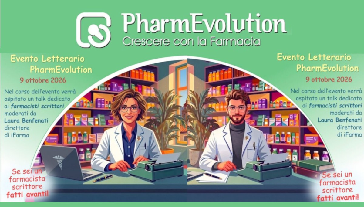 A PharmEvolution 2026 tornano i farmacisti scrittori, al via le iscrizioni al talk letterario
