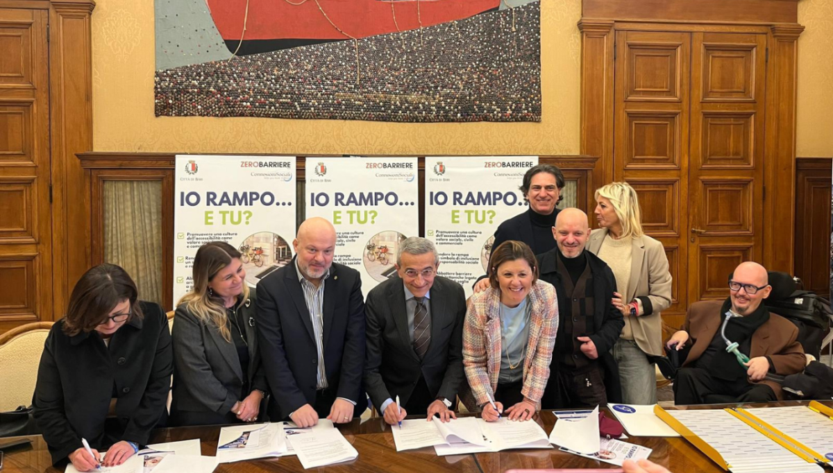 Barriere architettoniche, arriva a Bari il progetto #IoRampo